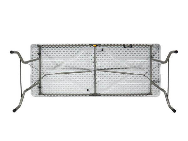Mesa Plegable Modamob ZL-Z180-2-80 de 1.8m, 180cm x 76cm, Color Blanco.