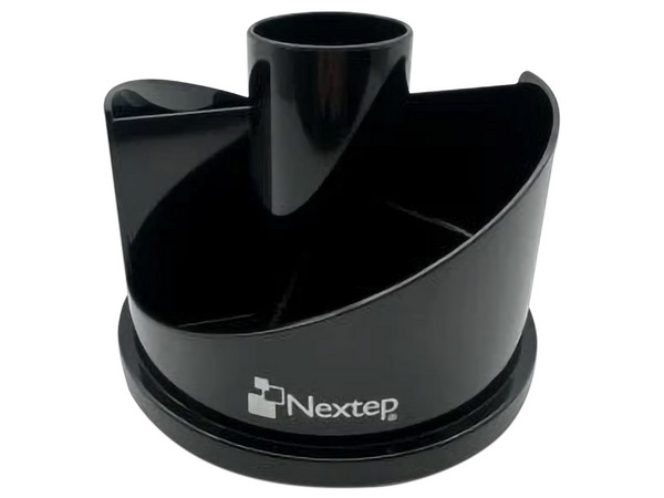 Organizador de Escritorio Giratorio Nextep NE-624M, Mediano, 7 Secciones. Color Negro.