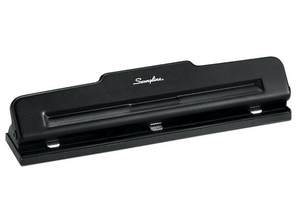 Perforadora ACCO Brands P5416, 3 Orificios, Distancia de 10cm. Color Negro.