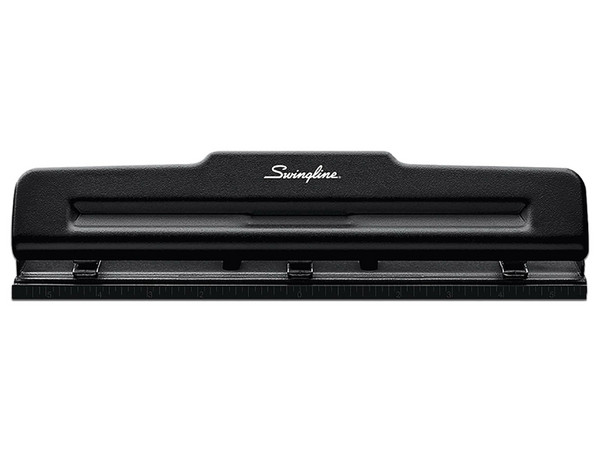 Perforadora ACCO Brands P5416, 3 Orificios, Distancia de 10cm. Color Negro.