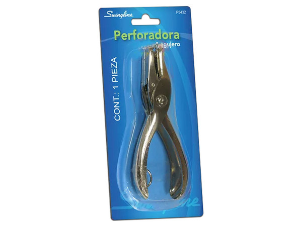 Perforadora ACCO Brands P5432, 1 Orificio. Color Plata.