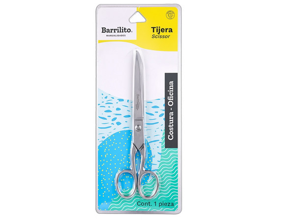 Tijera de Costura Barrilito 8642-8CN, Profesional, 8 Pulgadas, Ojo Grande.