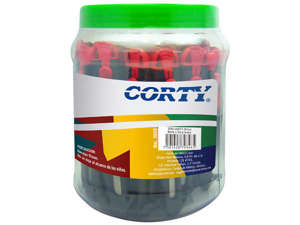 Cutter Corty 3055 Chico, Caja de 50 Unidades.