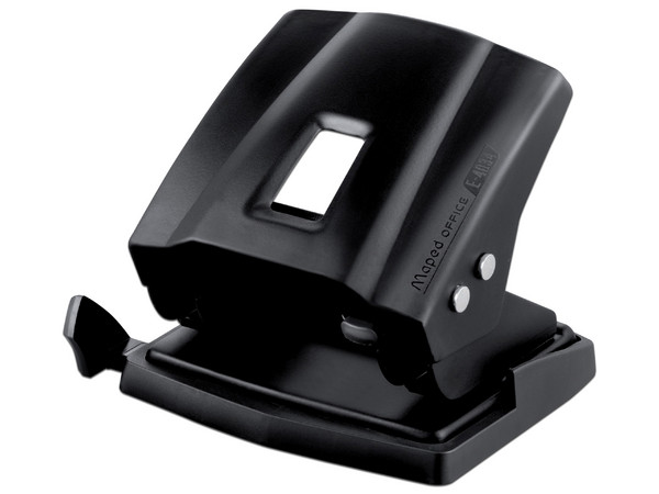 Perforadora Essentials Maped 403411, 2 Orificios. Color Negro.