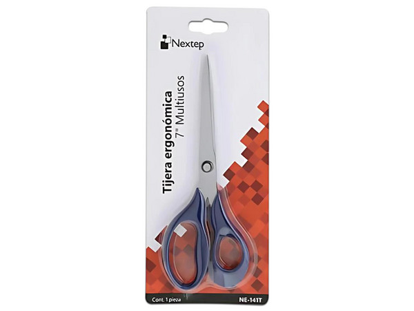 Tijera Nextep, Ergonómica, 7 Pulgadas, Multiusos, Mediana.