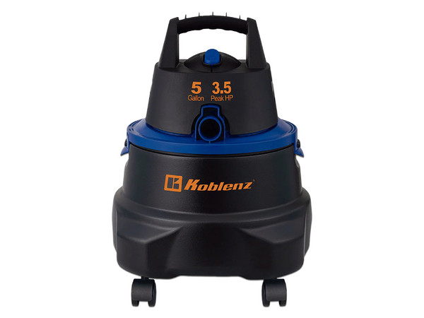 Aspiradora Koblenz WD-5MA de 18.9L, 3HP, 110V. Color Negro/Azul.