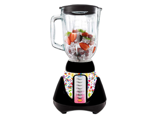 Licuadora Man LPV-807, Jarra de 1.5L de 7 Velocidades. Color Negro