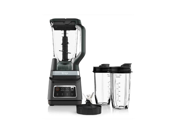 Licuadora Ninja DB751A De 2 Litros, Potencia De 1,400W, Con Auto IQ, Color Gris.