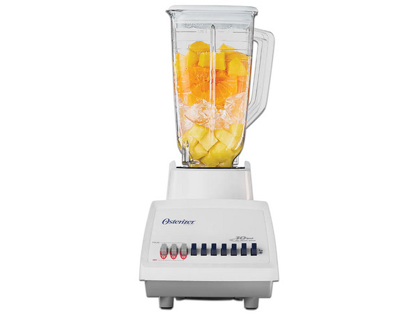 Licuadora Oster BLST4108-013, 10 velocidades, Capacidad de 1.25 litros, Color Blanco.