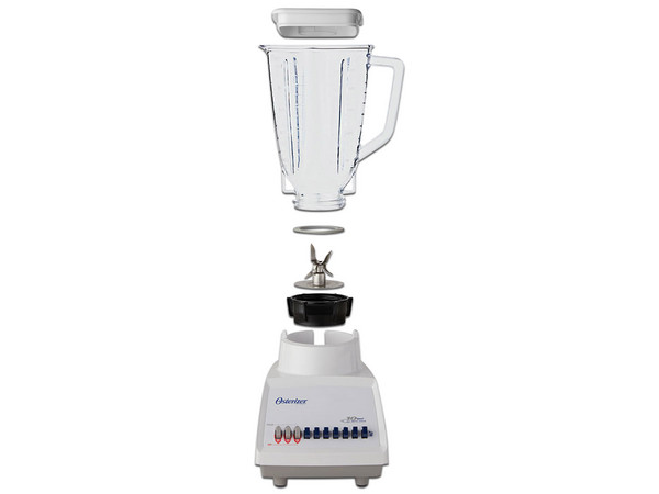 Licuadora Oster BLST4108-013, 10 velocidades, Capacidad de 1.25 litros, Color Blanco.