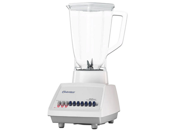 Licuadora Oster BLST4108-013, 10 velocidades, Capacidad de 1.25 litros, Color Blanco.