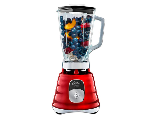 Licuadora Oster BLST4126-013, 1 velocidad, Capacidad de 1.25 litros. Color Rojo.