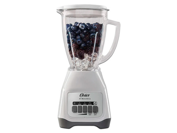 Licuadora Oster BLSTKAG-WPB-013, 2 velocidades, Capacidad de 1.5 litros. Color Blanco.