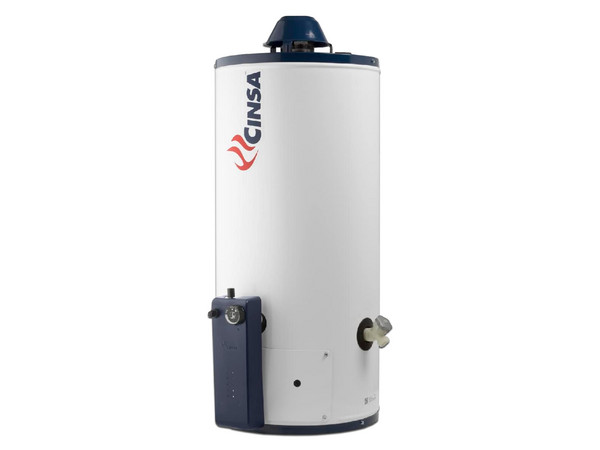 Boiler de Paso CINSA C-101, Gas Natural, 38 Litros, Color Blanco