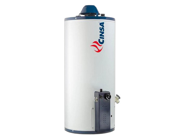 Boiler de depósito Cinsa CL-403, Gas LP, 40 Galones. Color Blanco