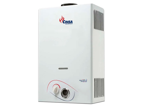 Boiler de Paso CINSA CIN-11 B, Gas Natural, 11 Litros, Color Blanco
