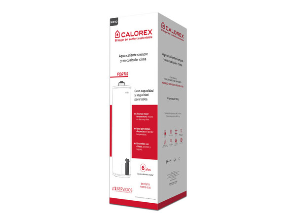 Boiler Calorex Fortis G-30, Capacidad 106 Litros, Gas Natural