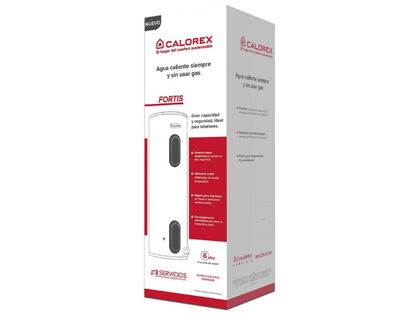 Boiler Eléctrico de Deposito Calorex FORTIS E30, Soporta hasta 30 Galones, 220V. Color Gris.
