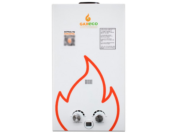 Boiler de paso GaxEco ECO12000 NAT, gas natural, 12L, color blanco.