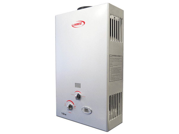 Boiler Instantáneo Lenomex Lis lid-7gan, Capacidad de 7 Litros, Gas Natural, 1 Servicio. Color Plata.