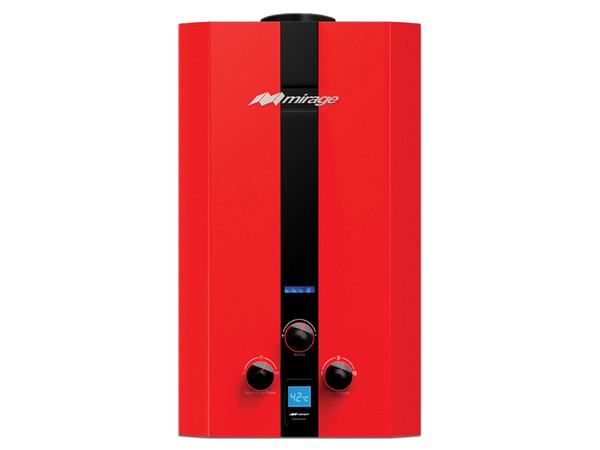 Boiler de Paso Mirage MBF06ZB, Gas LP, 6L. Color Rojo.