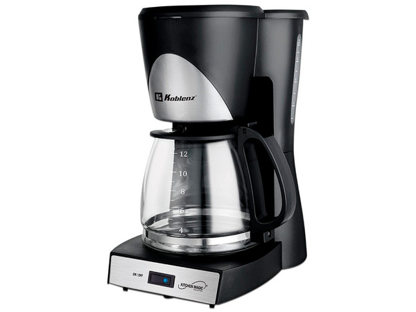 Cafetera Koblenz CKM-212, 1.5 Litros, Color negro.