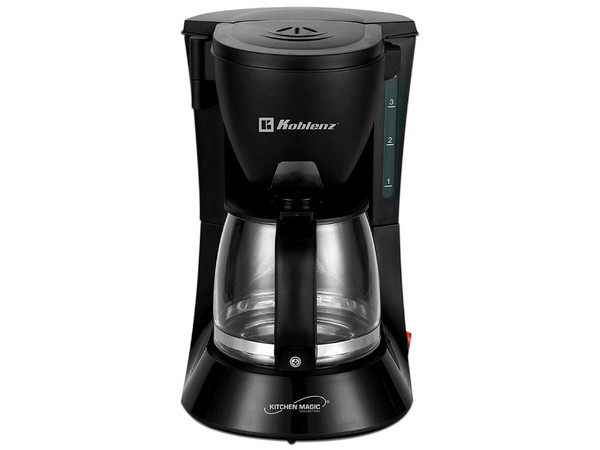 Cafetera Koblenz CKM-204, 0.6 Litros, Color negro.