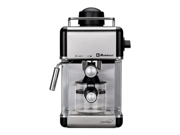 Cafetera Espresso Koblenz CKM-650 EIN, 3.5 Bares de Presión, 800W, hasta 240ml, Color Negro.