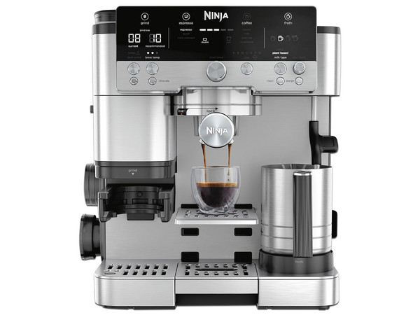 Cafetera Ninja Espresso ES655COLAA, Cafetera de Gotero, Color Plateado.