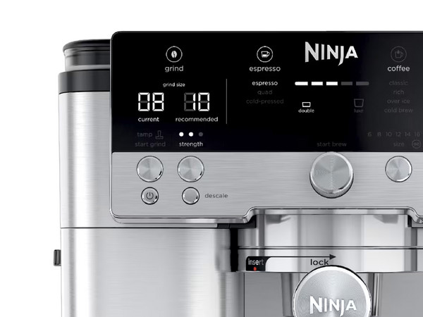 Cafetera Ninja Espresso ES655COLAA, Cafetera de Gotero, Color Plateado.