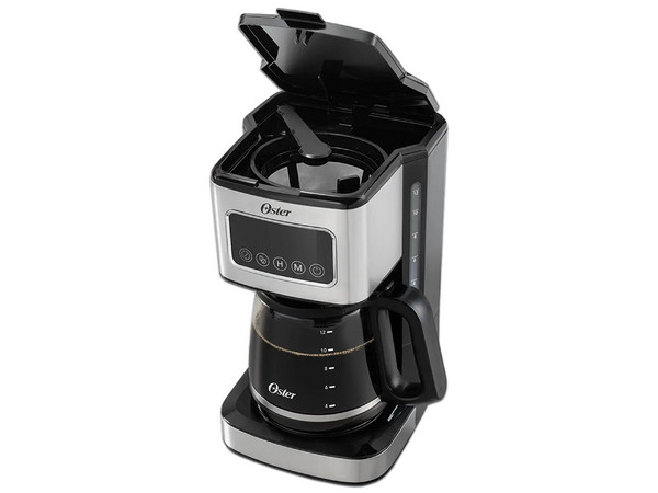 Cafetera Programable Oster BVSTDC4403, Pantalla Táctil, Rinde 12 Tazas por uso.