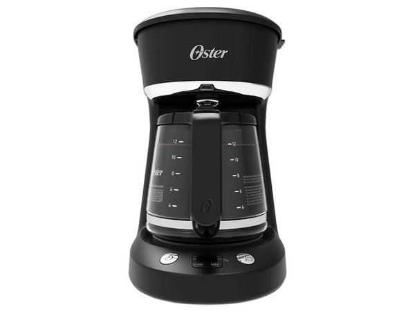 Cafetera Oster BVSTDCP12B, 12 tazas, Color negro.