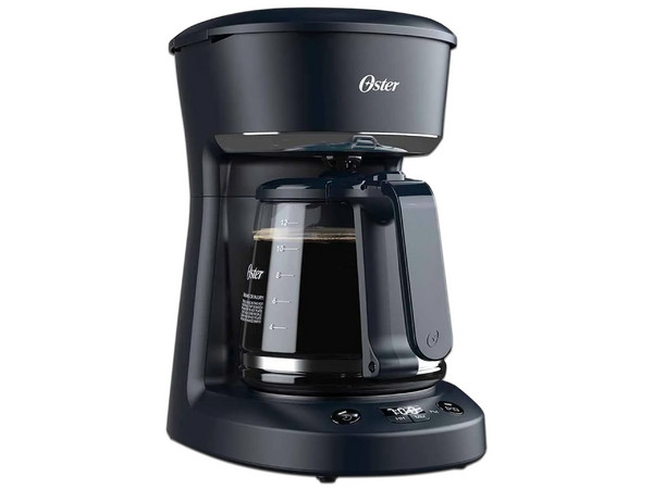 Cafetera Oster BVSTDCP12B, 12 tazas, Color negro.