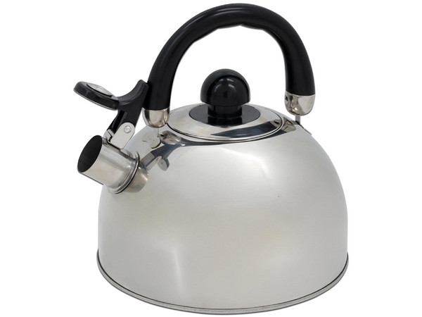 Tetera Silbadora TURMIX TETS01, Capacidad de 3L, Acero Inoxidable. Color Plata.