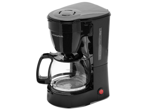 Cafetera Taurus Coffemax 6, de 650W, Color negro.