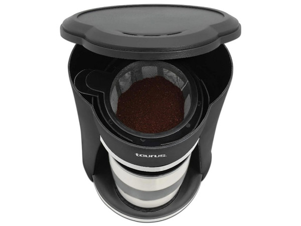 Cafetera personal con termo Taurus SEDNA 2000, 300ml, 450W, Color negro.