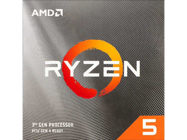 Procesador AMD Ryzen 5 3600 de Tercera Generación, 3.6 GHz (hasta 4.2 GHz), Socket AM4, Caché 32MB, Six-Core, 65W. No Incluye Gráficos Integrados. Caja abierta, producto con desgaste y uso visible.