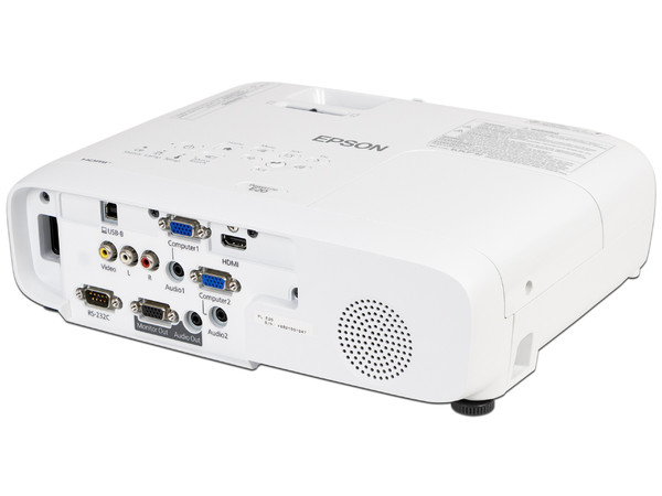 Proyector Epson PowerLite E20 3LCD, Resolución de 1024 x 768, Contraste 15,000:1 y 3,400 ANSI-Lumens. (Caja abierta)