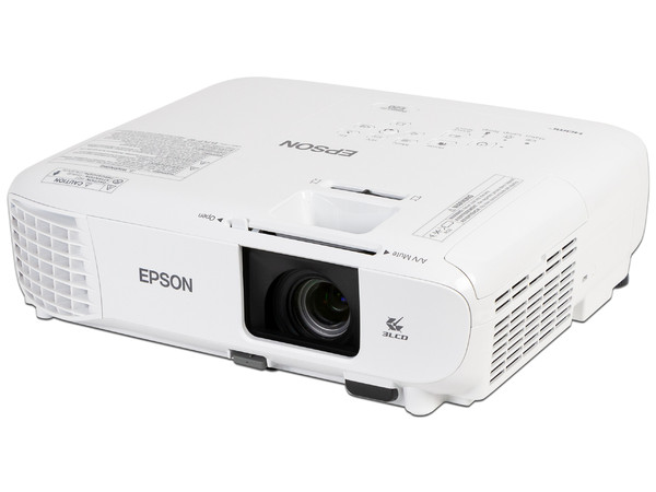 Proyector Epson PowerLite E20 3LCD, Resolución de 1024 x 768, Contraste 15,000:1 y 3,400 ANSI-Lumens. (Caja abierta)