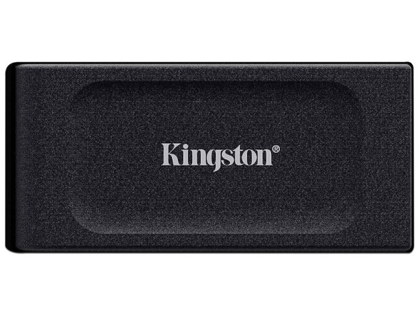Unidad de Estado Sólido Portátil Kingston XS1000 de 1TB, Velocidad de Lectura de 1050 MB/s, Velocidad de Escritura de 1000 MB/s, USB 3.2. Color Negro. (Caja abierta)