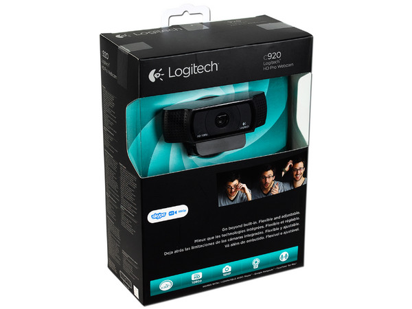 Cámara Web HD Logitech Pro C920, Video Full HD 1080p, Micrófono doble integrado, USB. (Caja abierta)
