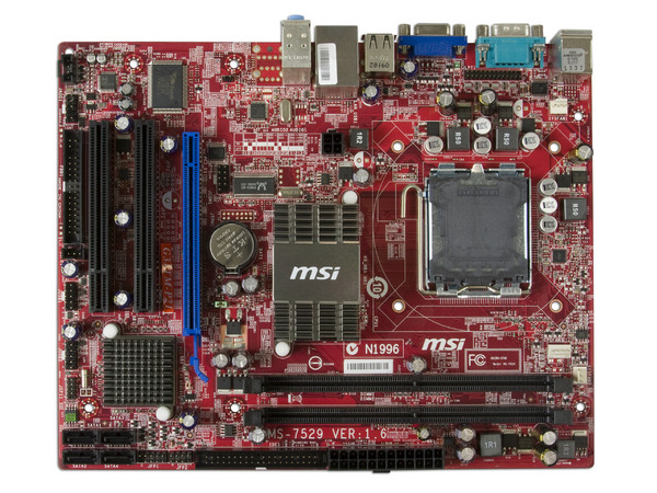 Tarjeta Madre MSI G31TM-P21, ChipSet Intel G31,
Soporta: Core 2 Quad, Core 2 Duo, 1600(O.C)/1333/1066MHz,
Memoria: DDR2 800/667MHz, 2 Bancos, 8GBMax,
Integrado: Audio HD, Red, Video Intel, Diseño: mATX,
Puertos: 1xPCIEx16, 2xPCI