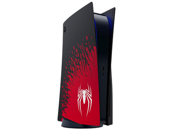 Consola PlayStation 5 de 825 GB SSD NVMe PCIe 4.0, Unidad Óptica Blu-Ray 4K, Marvel Spider-Man 2 Edición limitada Bundle (Idioma inglés/japonés). No incluye juego (Caja abierta).