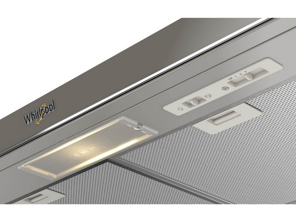 Campana Whirlpool WH7610DD, 76cm, Empotrable, Acero Inoxidable. Color Gris.