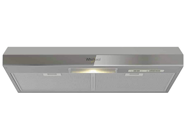 Campana Whirlpool WH7610DD, 76cm, Empotrable, Acero Inoxidable. Color Gris.
