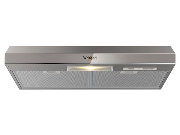 Campana bajo alacena Whirlpool WH7610S, 76cm, Acero inoxidable.