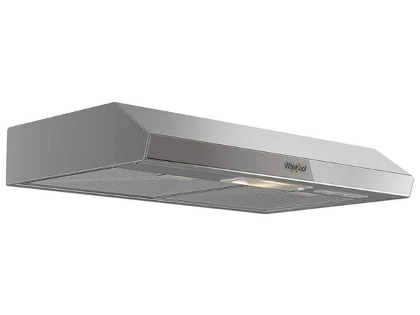 Campana Con Extractor Whirlpool WH7610SS, 76cm, Empotrable, 3 Velocidades, Acero Inoxidable. Color Gris.