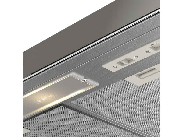 Campana Con Extractor Whirlpool WH7610SS, 76cm, Empotrable, 3 Velocidades, Acero Inoxidable. Color Gris.
