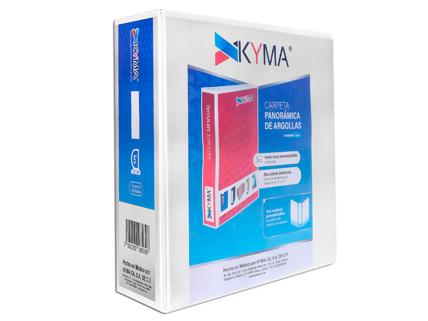 Carpeta Brillante con Argolla en D Kyma, 5