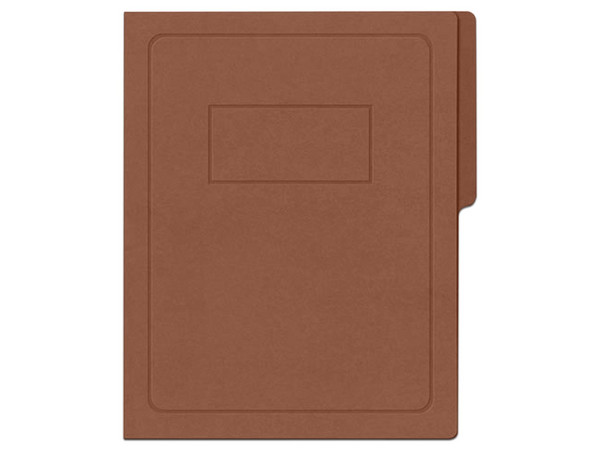 Carpeta Pressboard Kyma C/Broche 8cm Tamaño Carta Marrón Paquete C/5